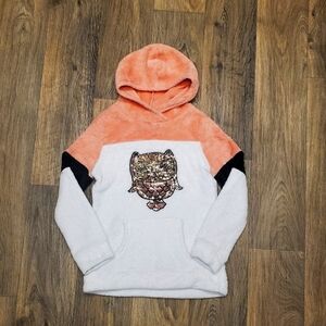 Miss chievous girls Fleece pull over hoodie size L